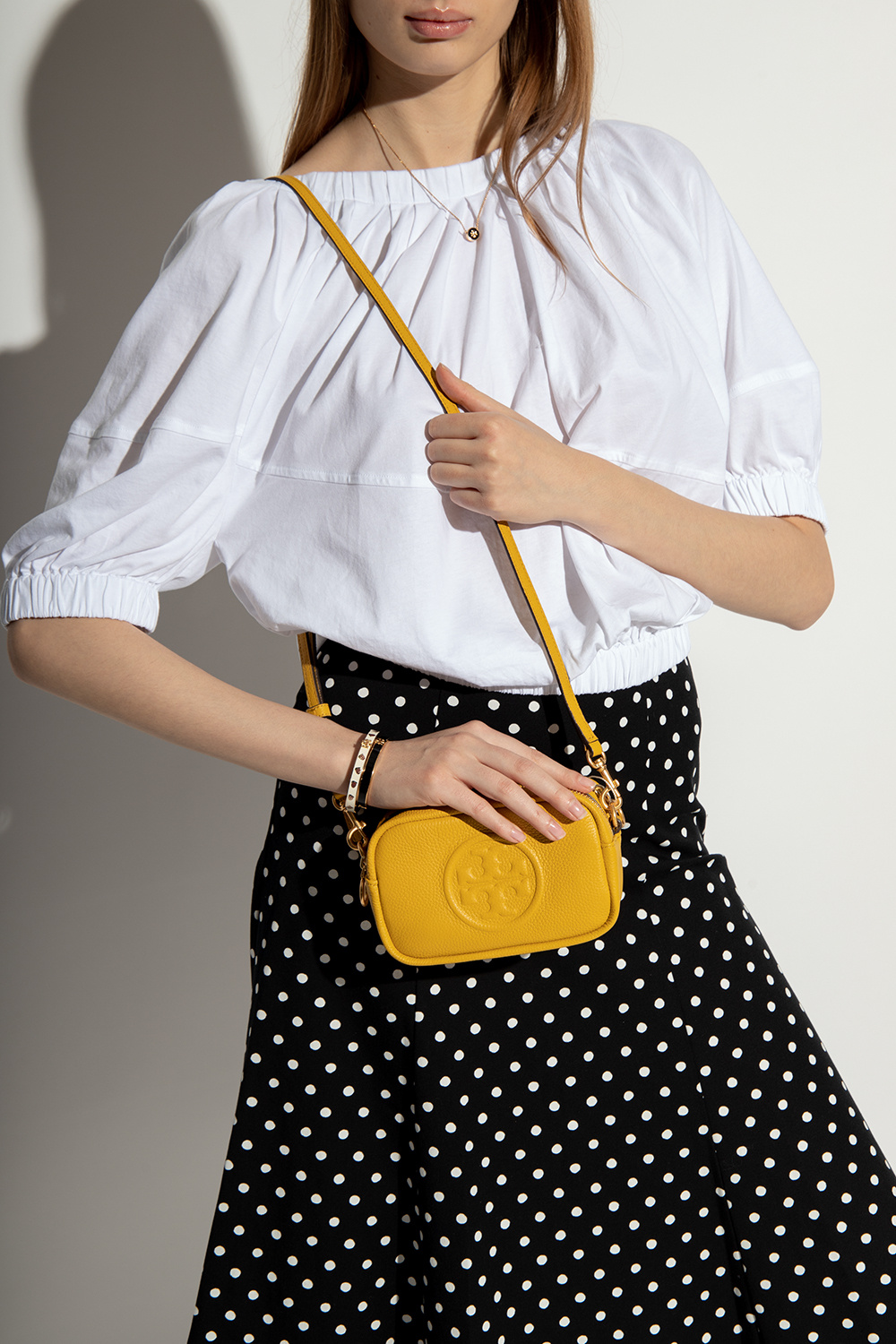 Perry bombe mini leather crossbody sale